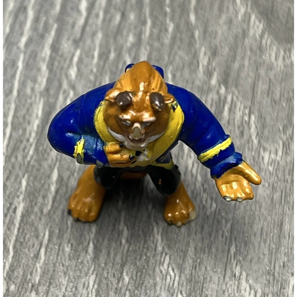 Disney Beauty & The Beast Beast Miniature Figurine Blue Jacket Contemporary